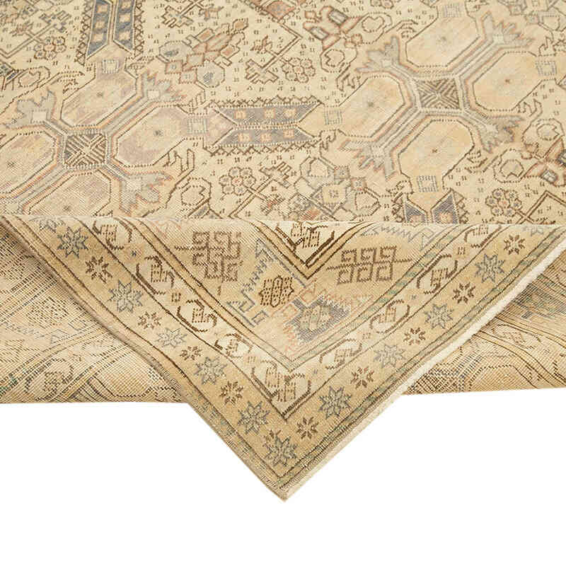 El Dokuma Vintage Halı - 198 cm x 286 cm - K0075724
