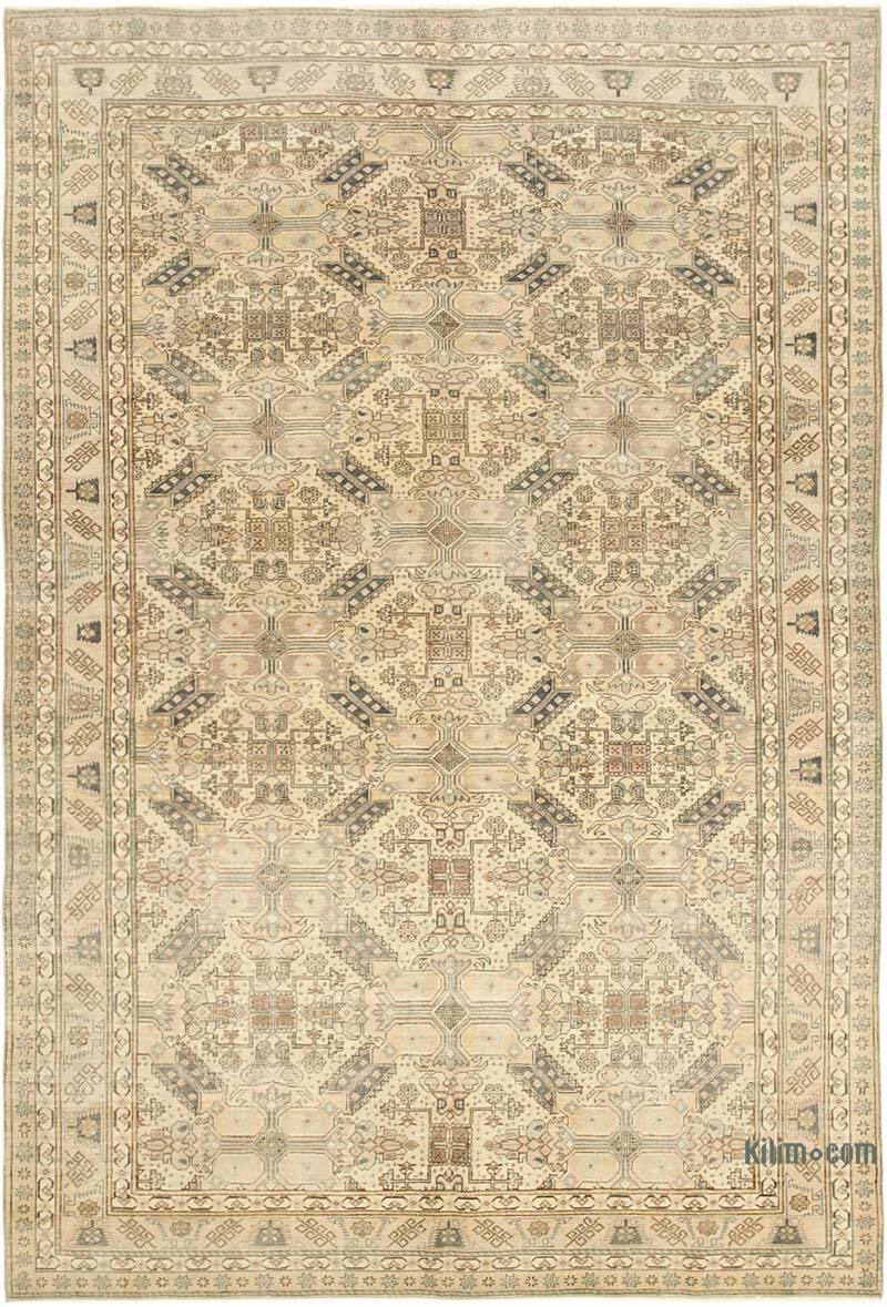 El Dokuma Vintage Halı - 198 cm x 286 cm - K0075724