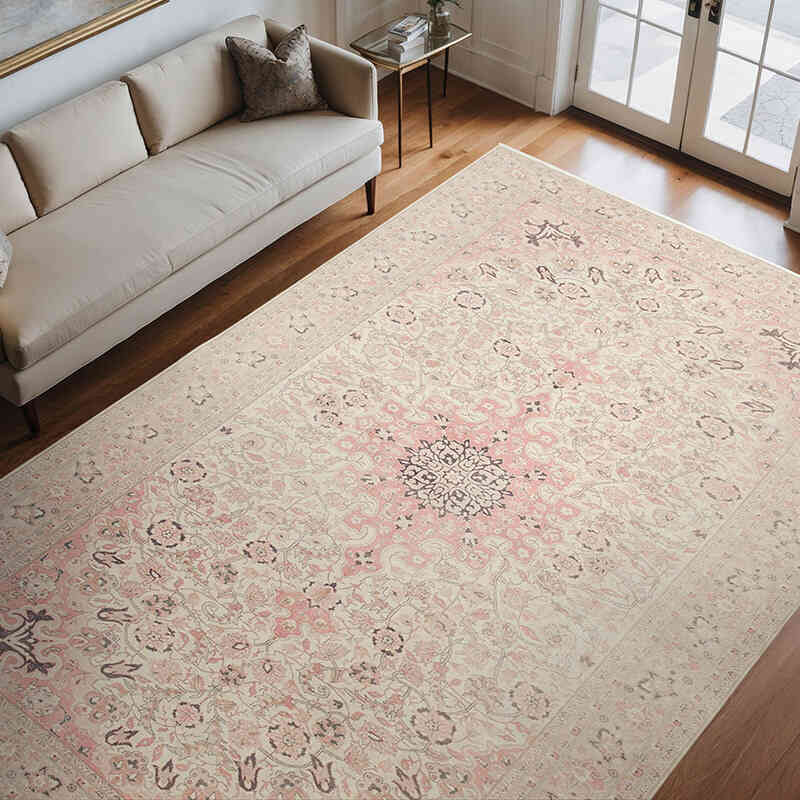 Alfombra Oriental Vintage Anudada a Mano - 255 cm x 369 cm - K0075725