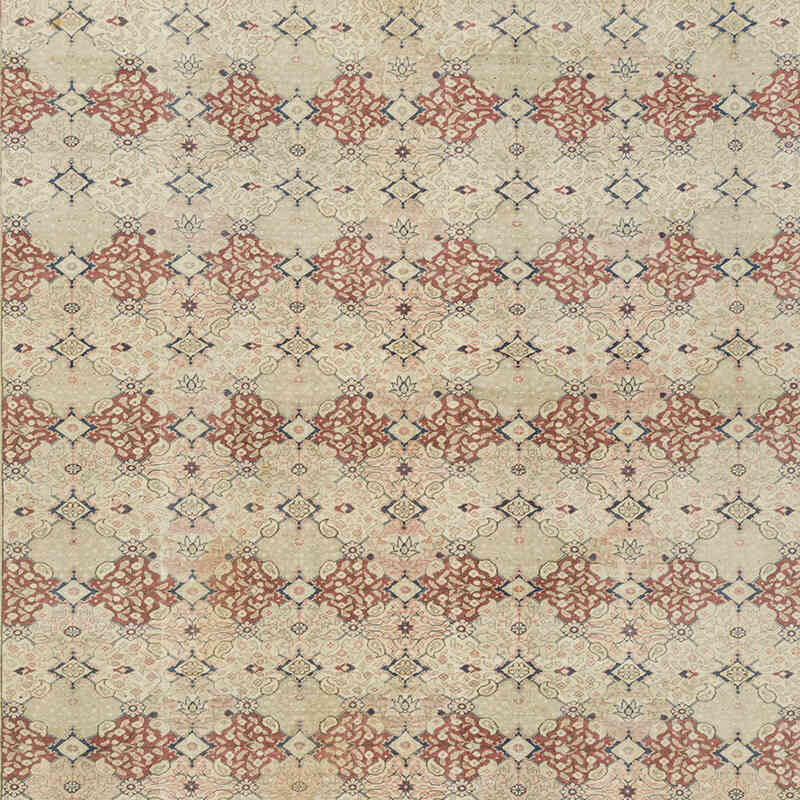 El Dokuma Vintage Halı - 256 cm x 348 cm - K0075727