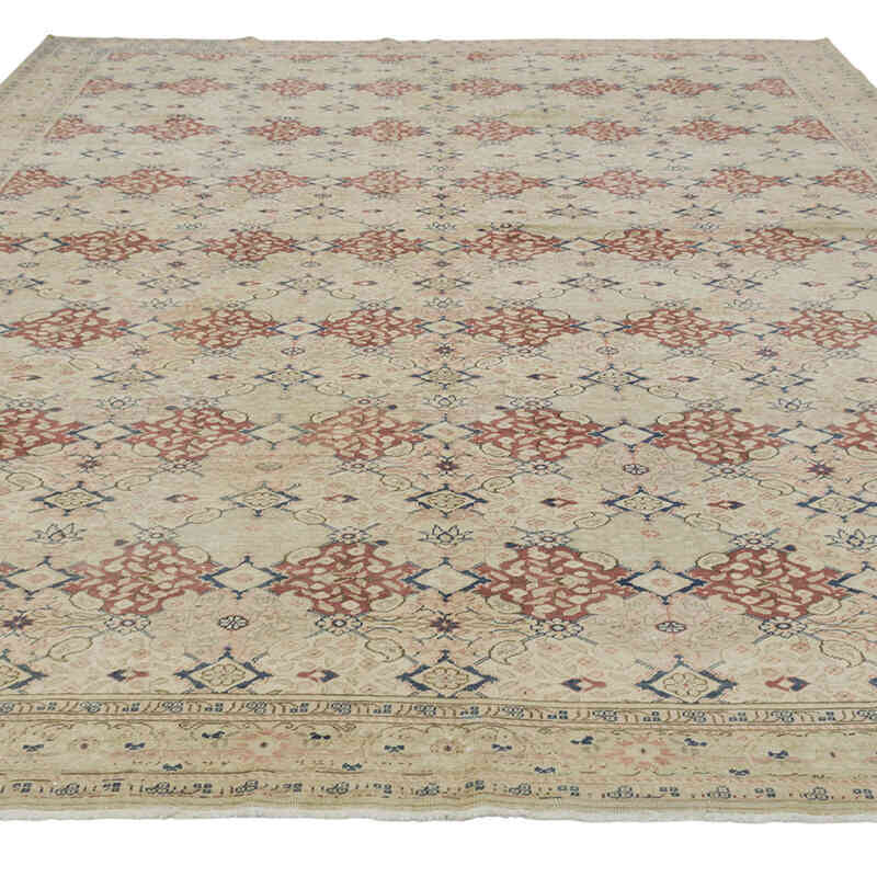 El Dokuma Vintage Halı - 256 cm x 348 cm - K0075727