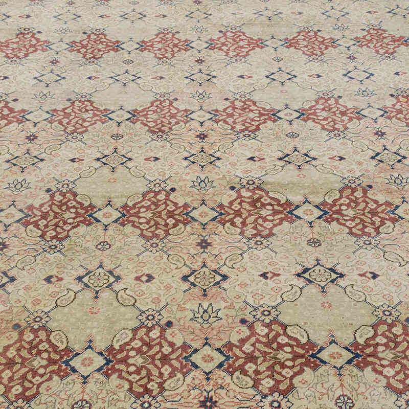 El Dokuma Vintage Halı - 256 cm x 348 cm - K0075727