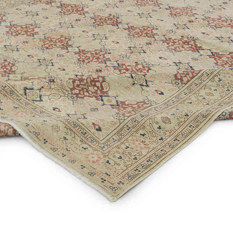 El Dokuma Vintage Halı - 256 cm x 348 cm - K0075727