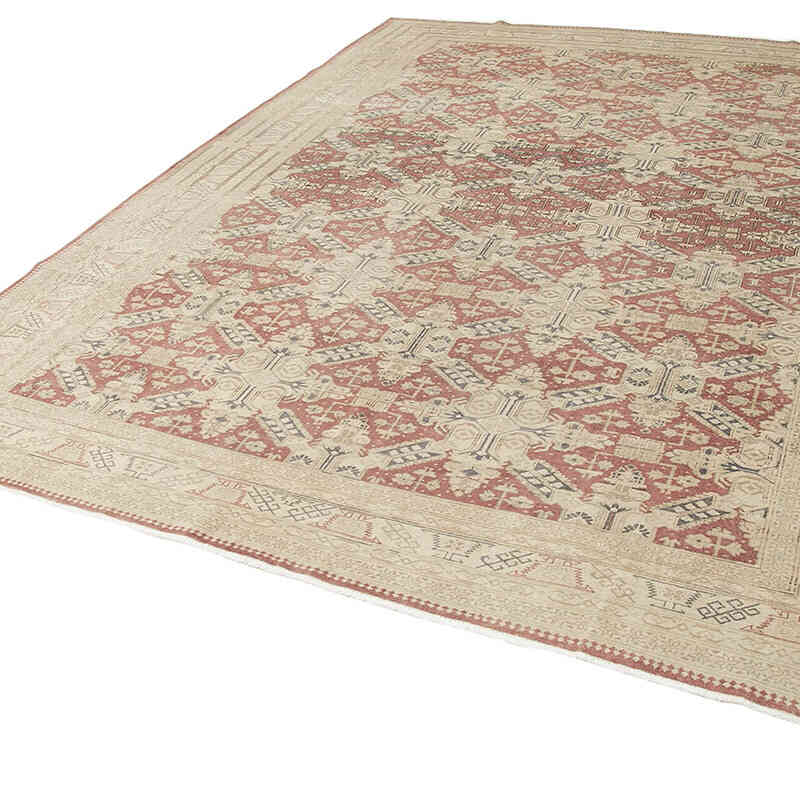 El Dokuma Vintage Halı - 253 cm x 338 cm - K0075728