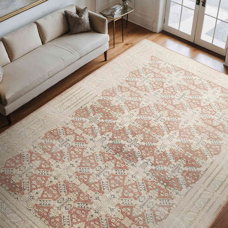 El Dokuma Vintage Halı - 253 cm x 338 cm - K0075728