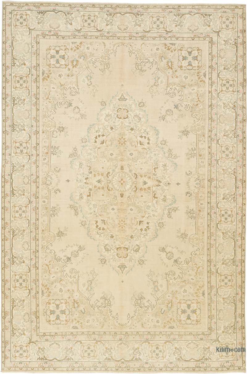 Alfombra Oriental Vintage Anudada a Mano - 215 cm x 327 cm - K0075731