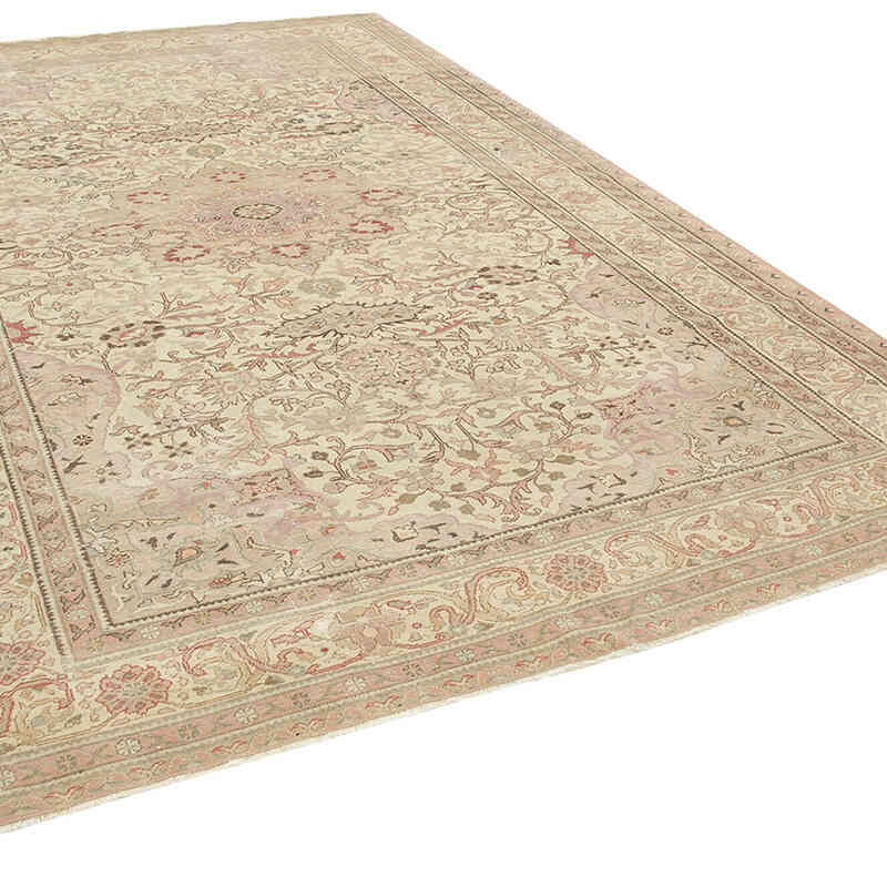 Vintage Hand-Knotted Oriental Rug - 7' 9" x 12' 2" (93" x 146") - K0075734