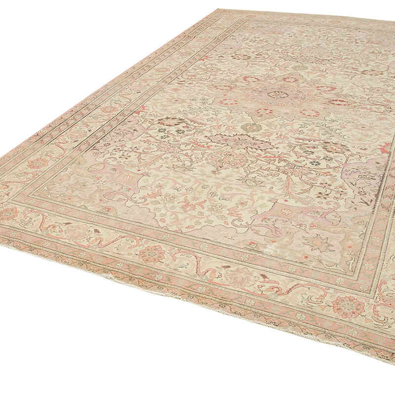 Vintage Hand-Knotted Oriental Rug - 7' 9" x 12' 2" (93" x 146") - K0075734