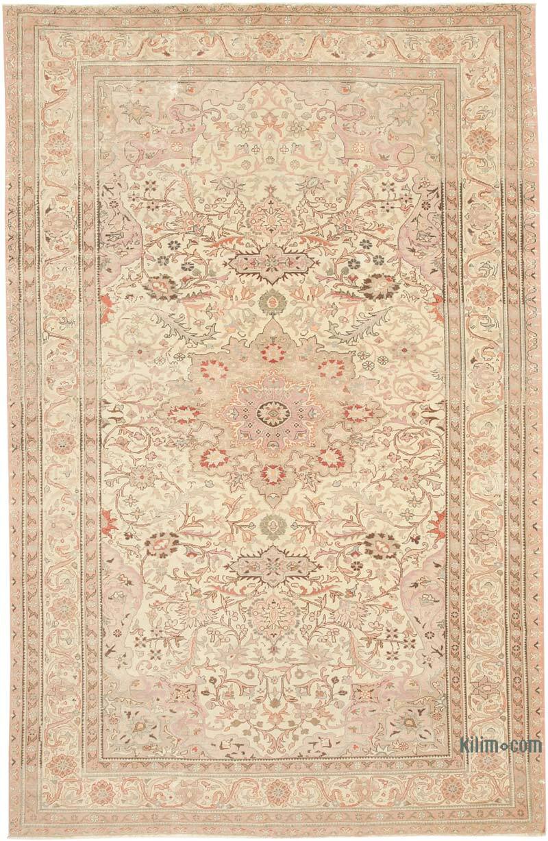 Vintage Hand-Knotted Oriental Rug - 7' 9" x 12' 2" (93" x 146") - K0075734
