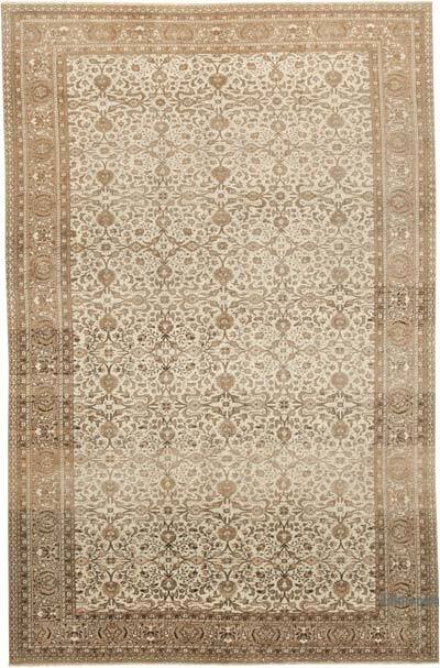 Vintage Hand-Knotted Oriental Rug - 7' 3" x 10' 11" (87" x 131")