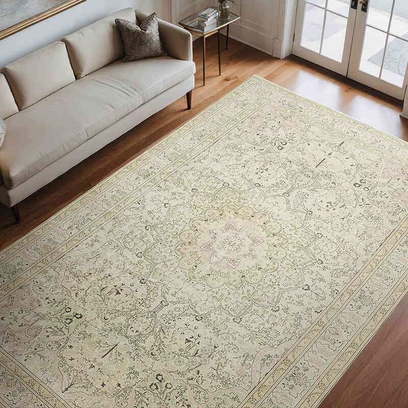 El Dokuma Vintage Halı - 242 cm x 364 cm - K0075741