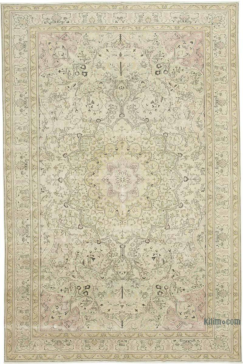 El Dokuma Vintage Halı - 242 cm x 364 cm - K0075741