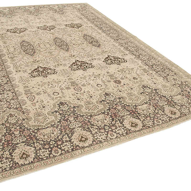 El Dokuma Vintage Halı - 243 cm x 356 cm - K0075745