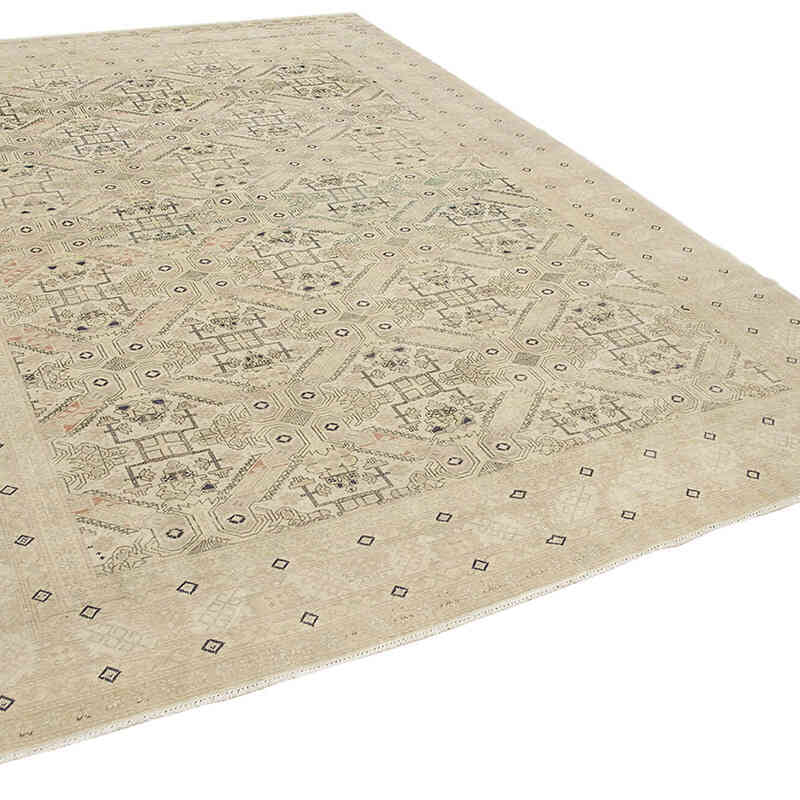 Vintage Hand-Knotted Oriental Rug - 8' 2" x 11' 10" (98" x 142") - K0075748