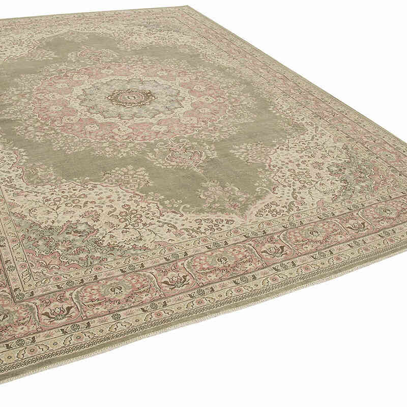 Vintage Hand-Knotted Oriental Rug - 8' 5" x 11' 4" (101" x 136") - K0075749
