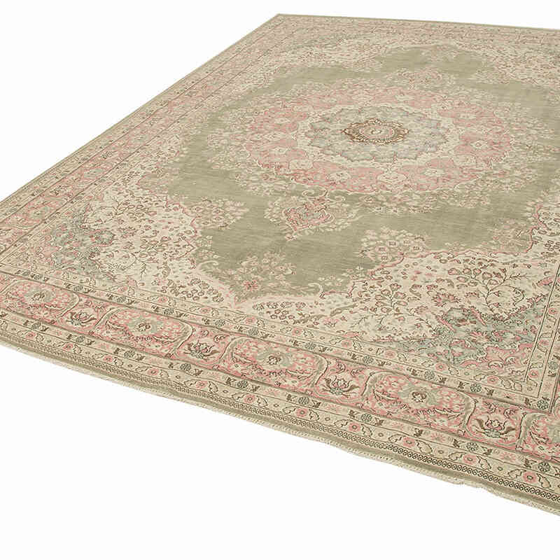 Vintage Hand-Knotted Oriental Rug - 8' 5" x 11' 4" (101" x 136") - K0075749