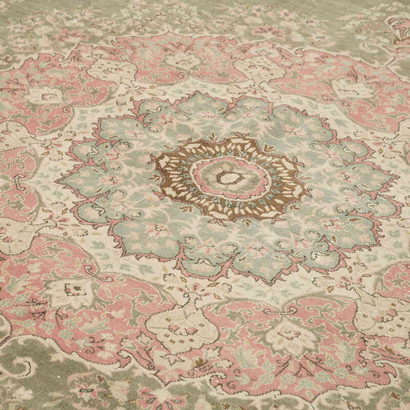 Vintage Hand-Knotted Oriental Rug - 8' 5" x 11' 4" (101" x 136") - K0075749