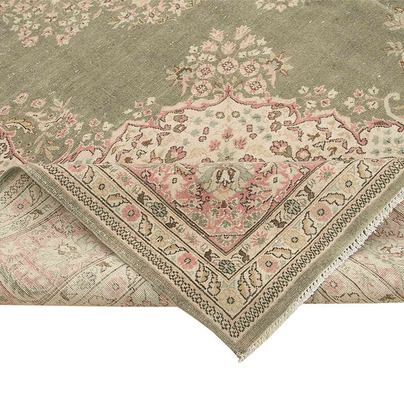 Vintage Hand-Knotted Oriental Rug - 8' 5" x 11' 4" (101" x 136") - K0075749