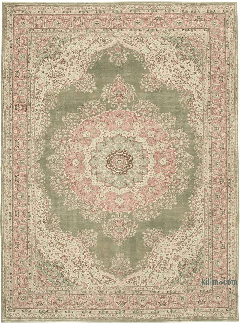 Vintage Hand-Knotted Oriental Rug - 8' 5" x 11' 4" (101" x 136") - K0075749