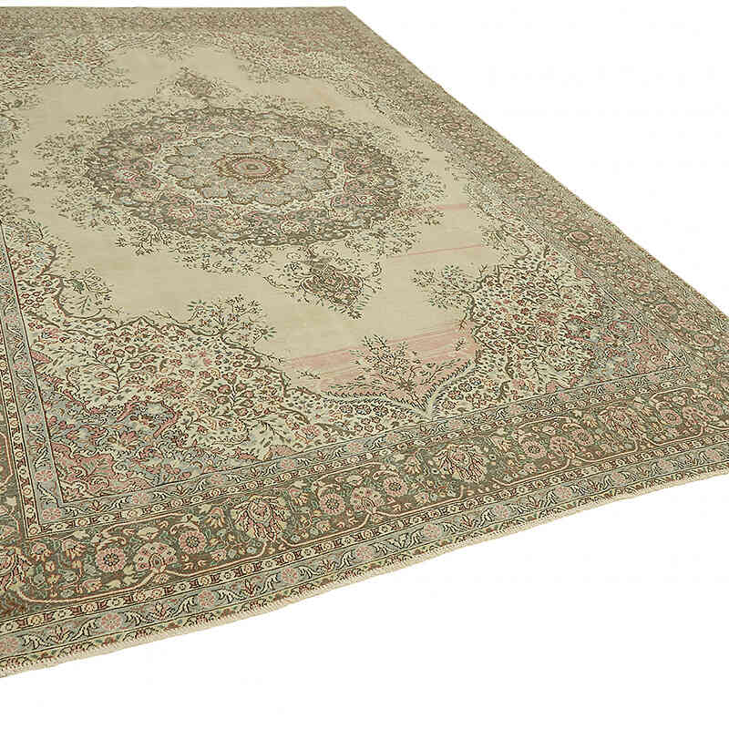 Vintage Hand-Knotted Oriental Rug - 8' 4" x 11' 6" (100" x 138") - K0075768