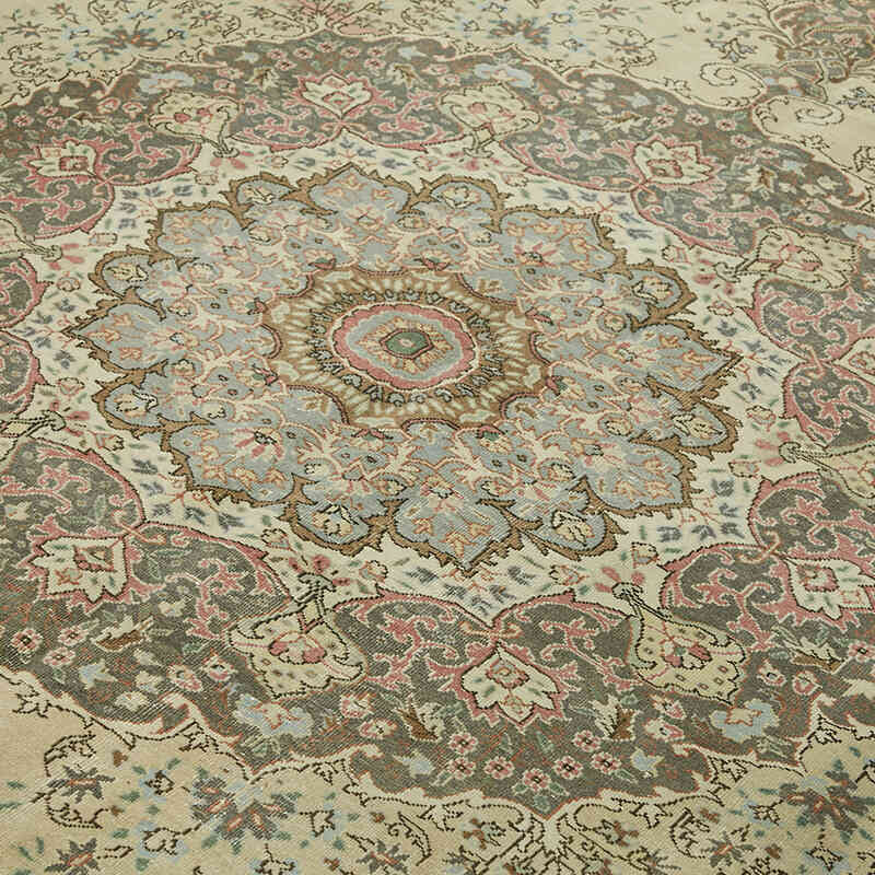 Vintage Hand-Knotted Oriental Rug - 8' 4" x 11' 6" (100" x 138") - K0075768