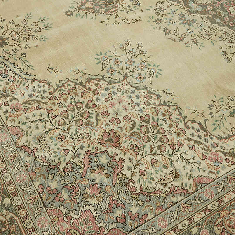 Vintage Hand-Knotted Oriental Rug - 8' 4" x 11' 6" (100" x 138") - K0075768