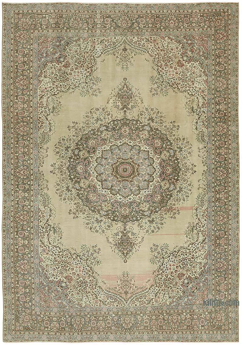 Vintage Hand-Knotted Oriental Rug - 8' 4" x 11' 6" (100" x 138") - K0075768
