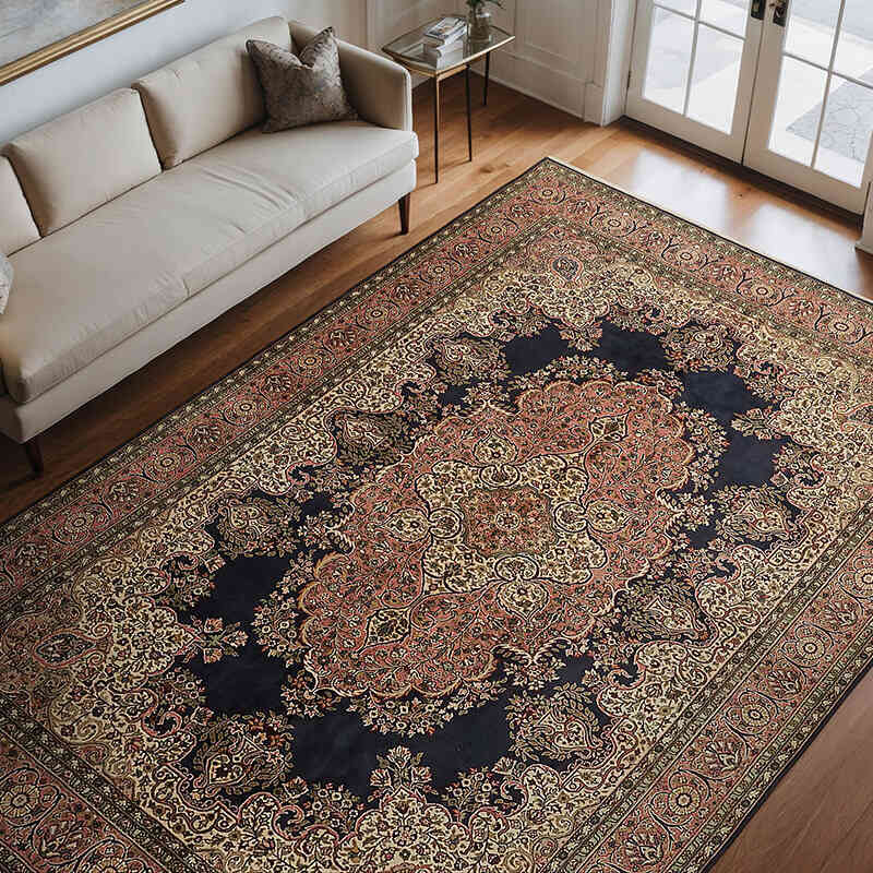 Vintage Hand-Knotted Oriental Rug - 8' 3" x 11' 9" (99" x 141") - K0075774