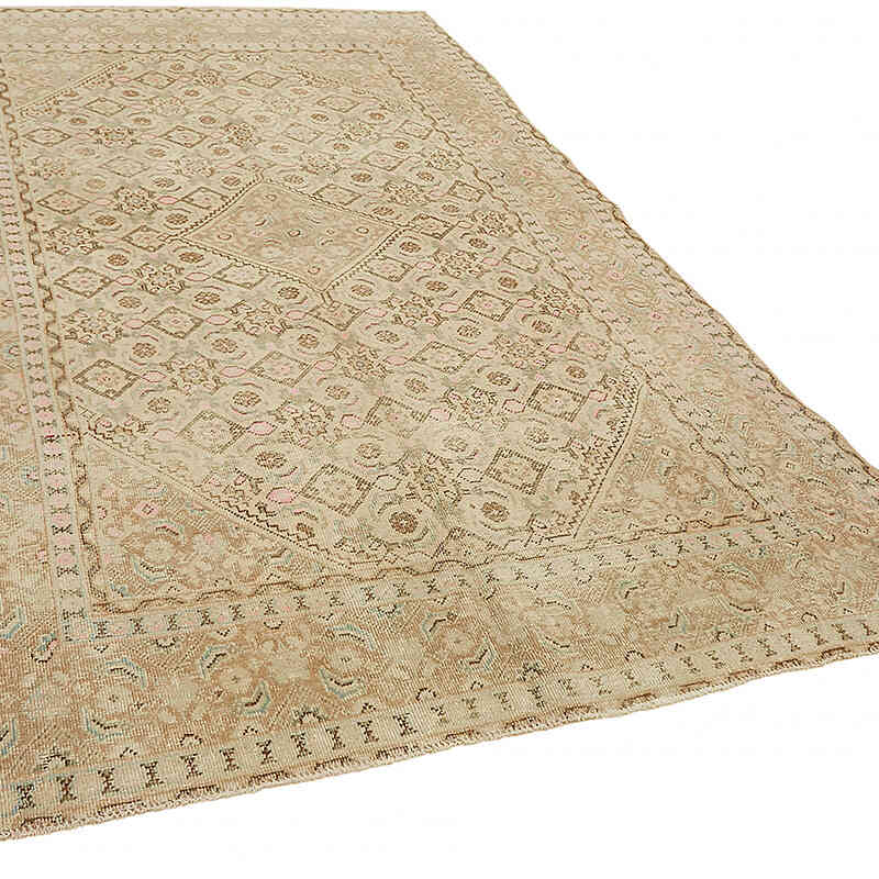El Dokuma Vintage Halı - 187 cm x 291 cm - K0075791