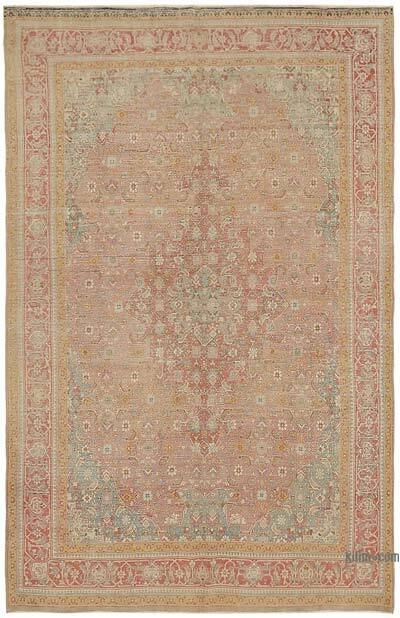 Vintage Hand-Knotted Oriental Rug - 6' 10" x 11' 4" (82" x 136")