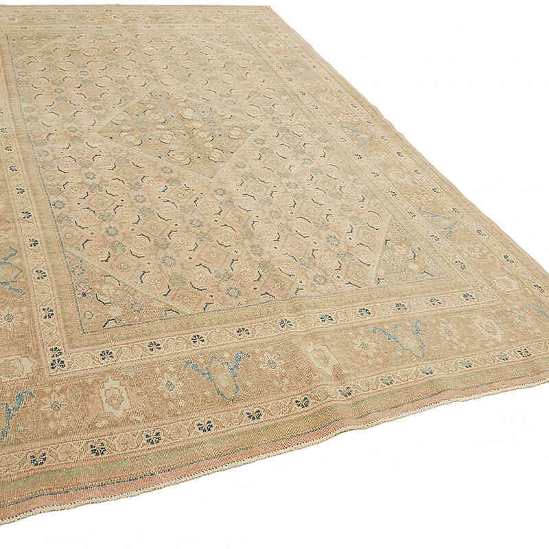 El Dokuma Vintage Halı - 208 cm x 318 cm - K0075794