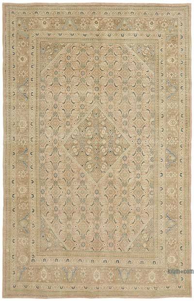 Vintage Hand-Knotted Oriental Rug - 6' 10" x 10' 5" (82" x 125")