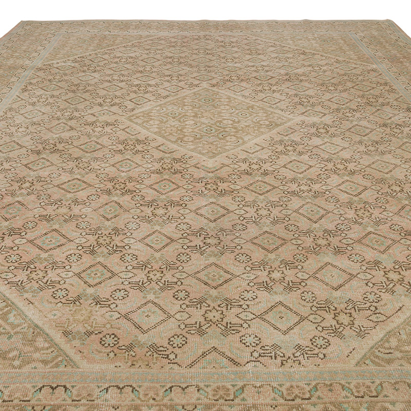 Vintage Hand-Knotted Oriental Rug - 9' 9" x 13' 1" (117" x 157") - K0075797