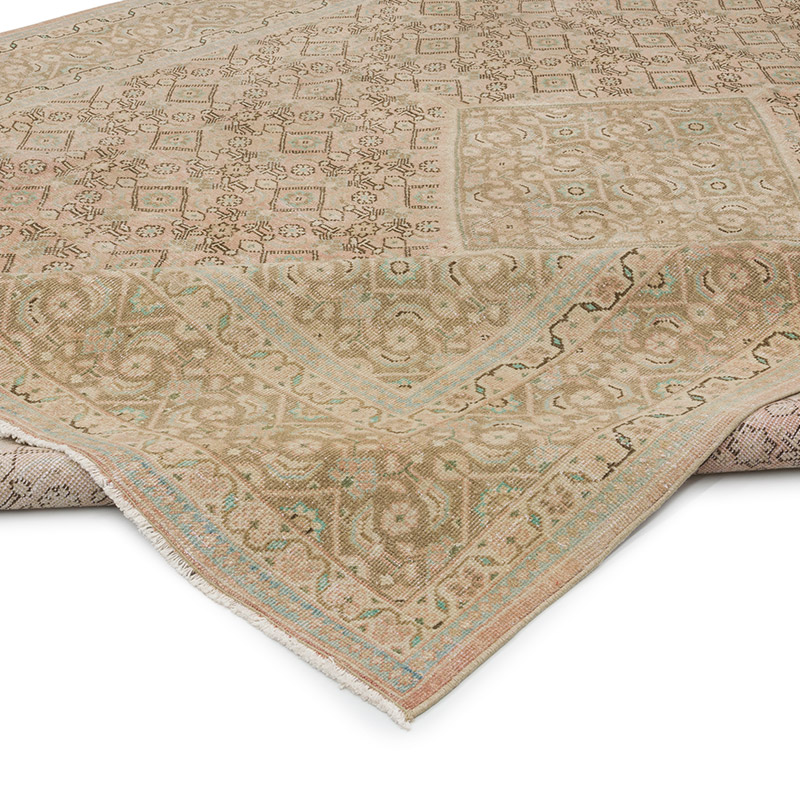 Vintage Hand-Knotted Oriental Rug - 9' 9" x 13' 1" (117" x 157") - K0075797
