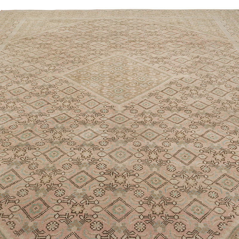 Vintage Hand-Knotted Oriental Rug - 9' 9" x 13' 1" (117" x 157") - K0075797