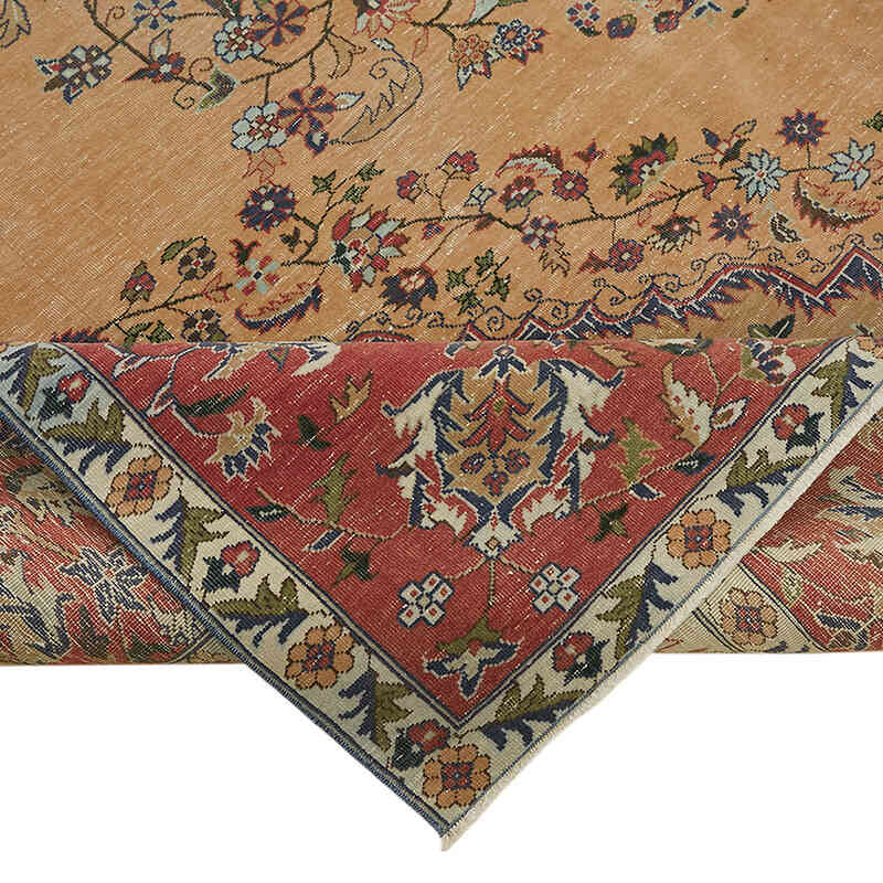 El Dokuma Vintage Halı - 302 cm x 394 cm - K0075814