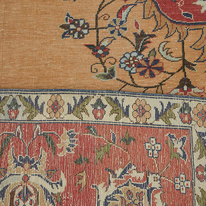 El Dokuma Vintage Halı - 302 cm x 394 cm - K0075814