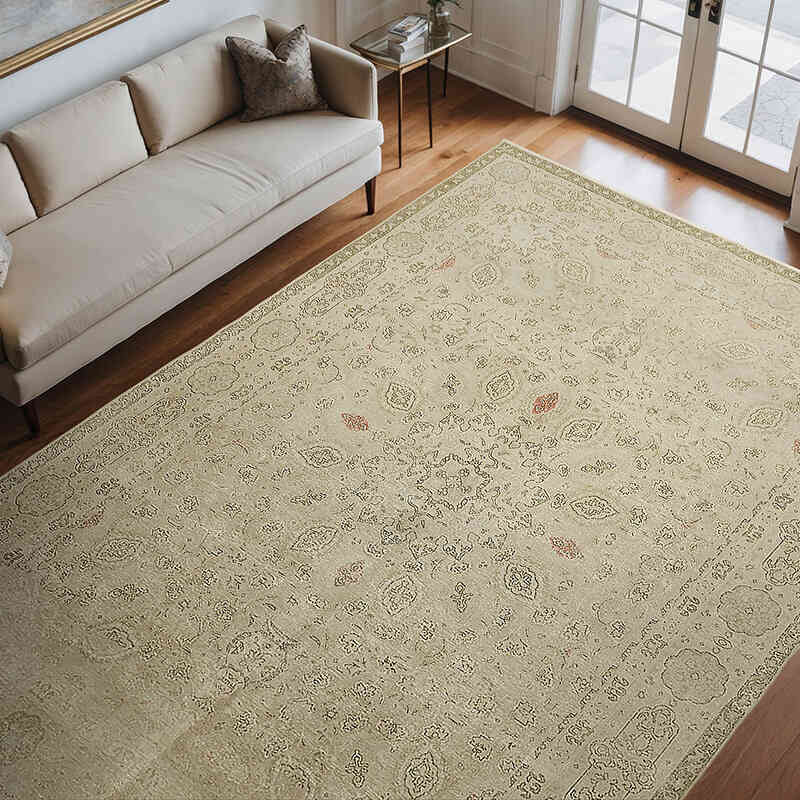 Vintage Hand-Knotted Oriental Rug - 8'  x 11'  (96" x 132") - K0075816