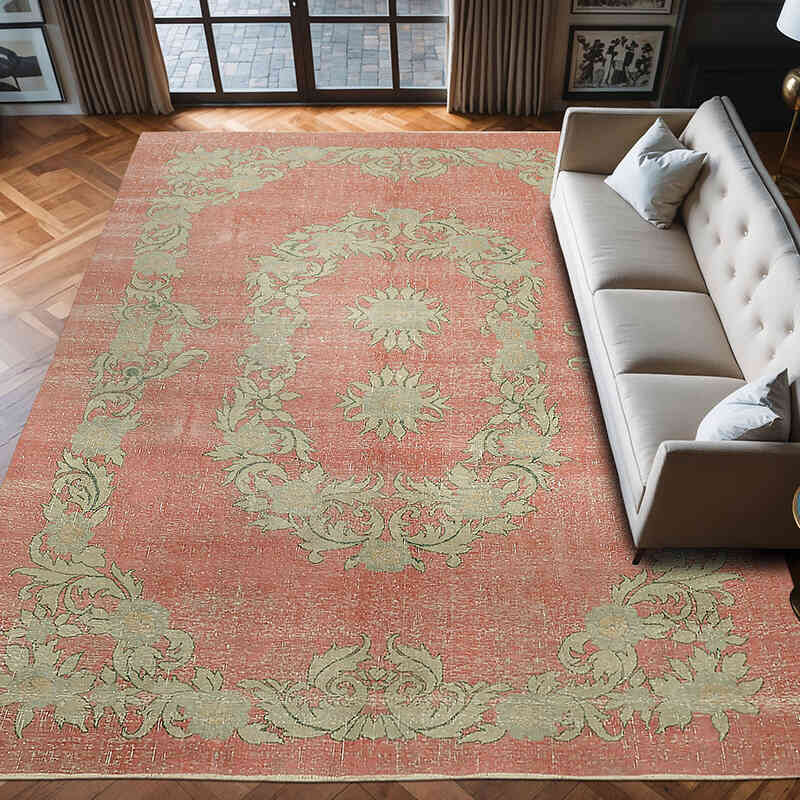 Alfombra Oriental Vintage Anudada a Mano - 287 cm x 372 cm - K0075818