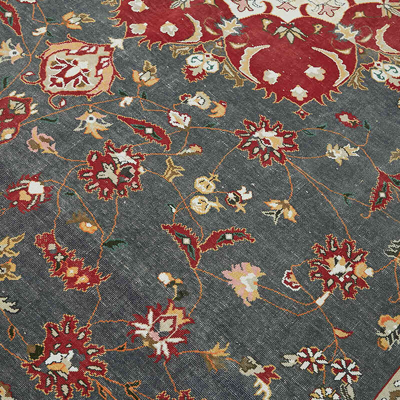El Dokuma Vintage Halı - 245 cm x 368 cm - K0075819