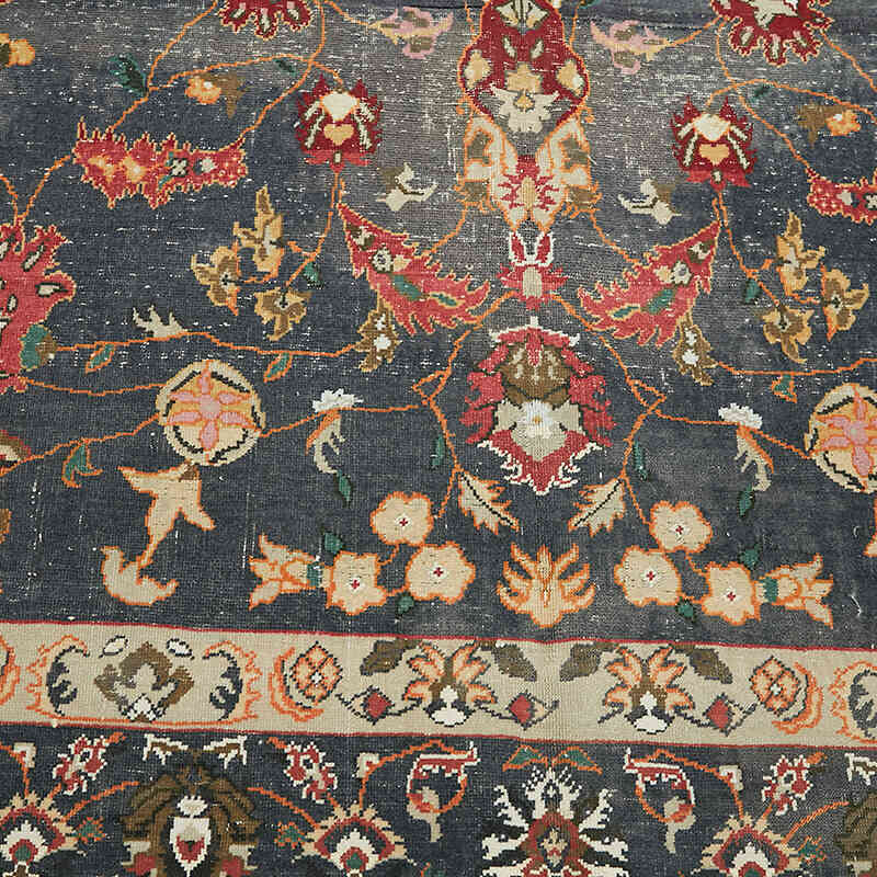 El Dokuma Vintage Halı - 245 cm x 368 cm - K0075819