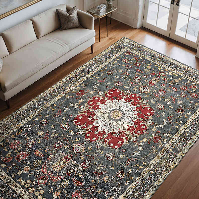 El Dokuma Vintage Halı - 245 cm x 368 cm - K0075819