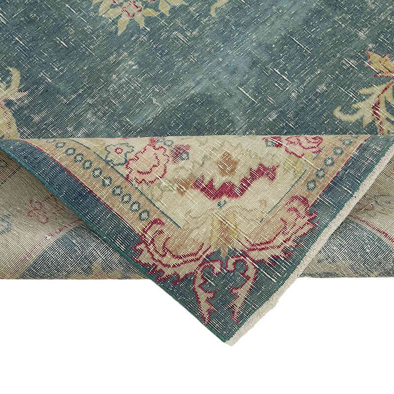 El Dokuma Vintage Halı - 278 cm x 302 cm - K0075820
