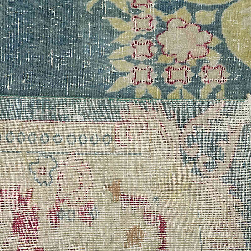 El Dokuma Vintage Halı - 278 cm x 302 cm - K0075820