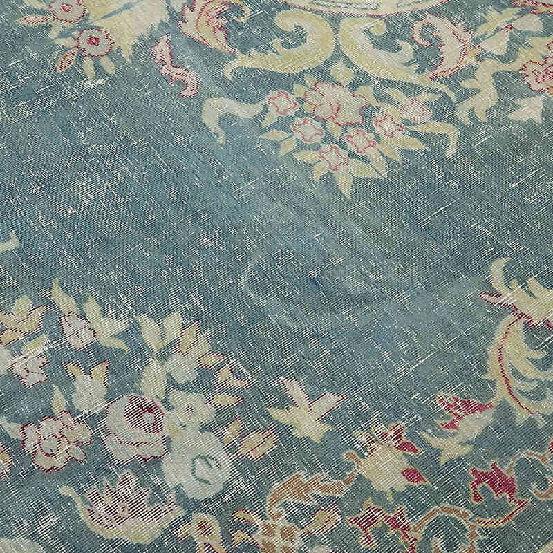 El Dokuma Vintage Halı - 278 cm x 302 cm - K0075820