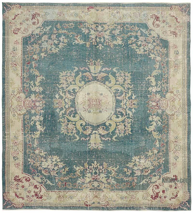 El Dokuma Vintage Halı - 278 cm x 302 cm - K0075820