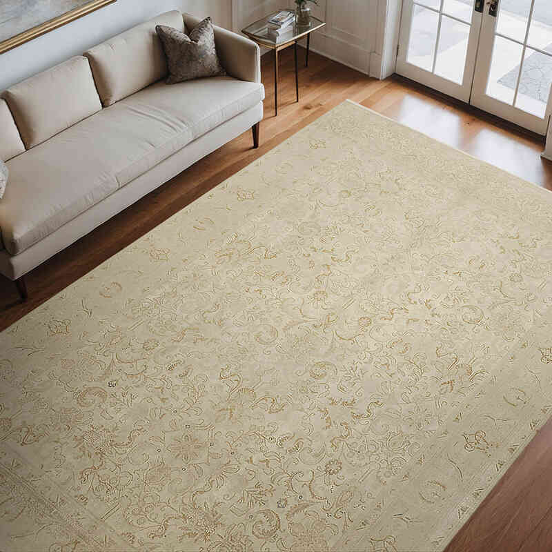 El Dokuma Vintage Halı - 243 cm x 347 cm - K0075825