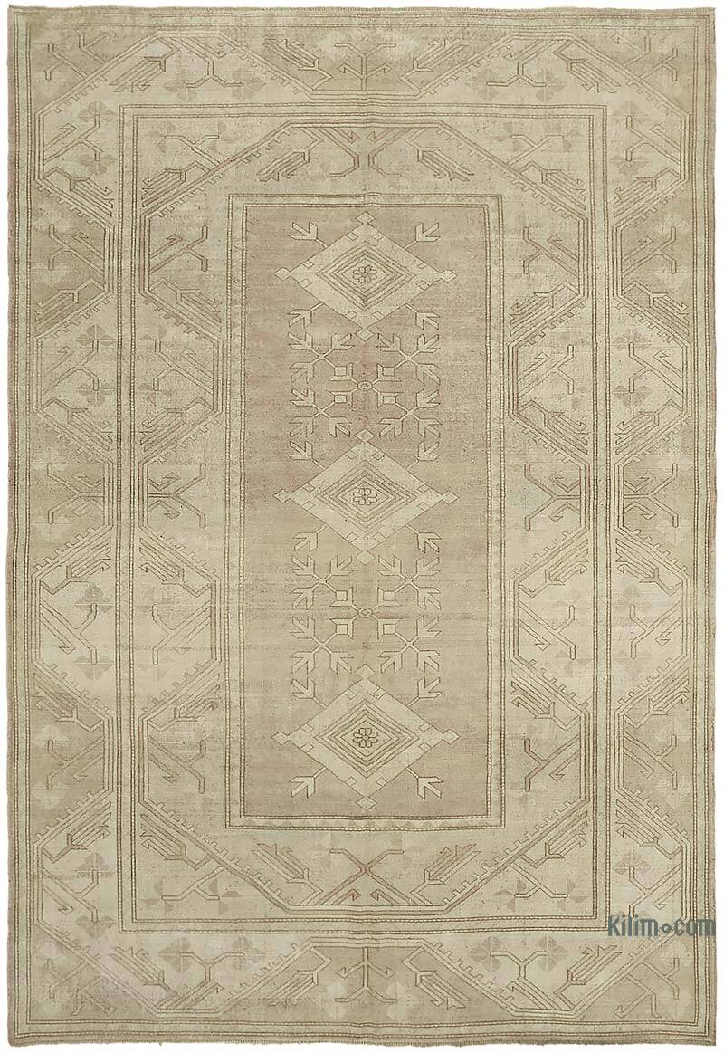 Vintage Hand-Knotted Oriental Rug - 8' 8" x 12' 2" (104" x 146") - K0075828