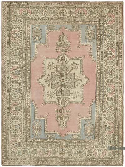 Vintage Hand-Knotted Oriental Rug - 8' 8" x 11' 5" (104" x 137")