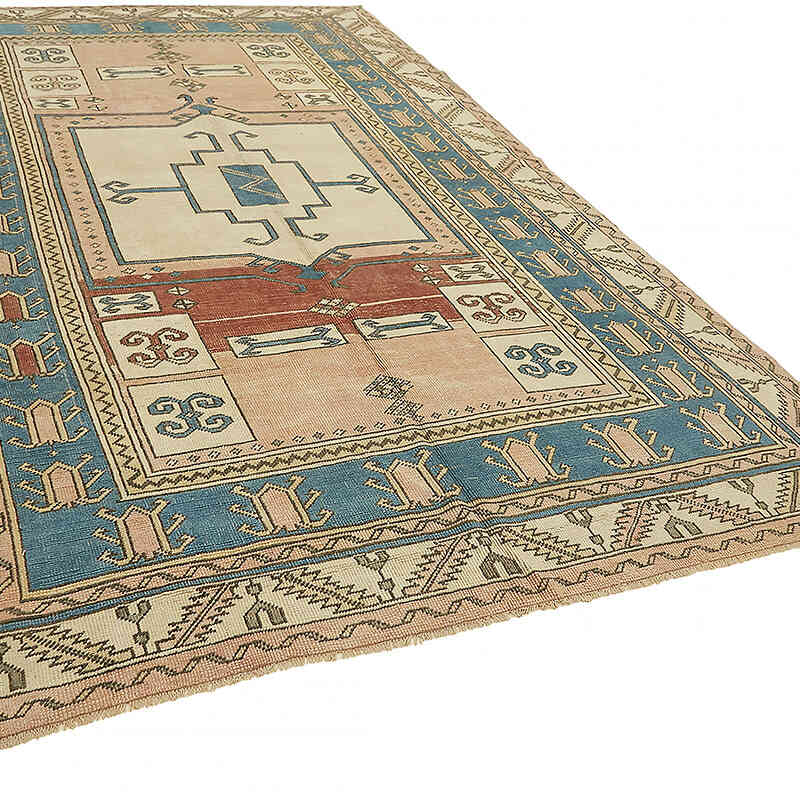 Vintage Hand-Knotted Oriental Rug - 7' 10" x 11' 11" (94" x 143") - K0075844